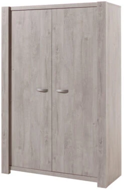 Meegroei Babykamer Amalia Grijs: Meegroei Ledikant, Commode En 2-Deurskast 13 Meegroei Babykamer Amalia Grijs: Meegroei Ledikant, Commode En 2-Deurskast -Kleintje Wereld 2 deurskast amalia grijs