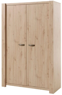 Meegroei Babykamer Amalia Naturel: Meegroei Ledikant, Commode En 2-Deurskast -Kleintje Wereld 2 deurskast amalia naturel