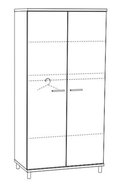 2-Deurskast Naomi NAOK2 -Kleintje Wereld 2 deurskast naomi naok2 2 2