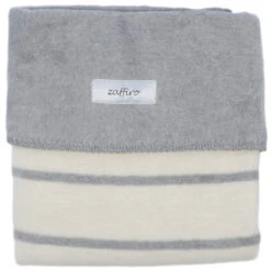 Zaffiro Grijs & Ecru Gestreept 100 X 150 Cm Ledikantdeken 15366 7 Zaffiro Grijs & Ecru Gestreept 100 X 150 Cm Ledikantdeken 15366 -Kleintje Wereld 23481 grijsecrustrependeken