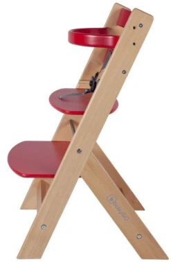 Babygo Family Naturel Meegroei Kinderstoel 5851 -Kleintje Wereld 25460 18301 18300 Babygo Step Chair Meegroei Kinderstoel Zijkant 4
