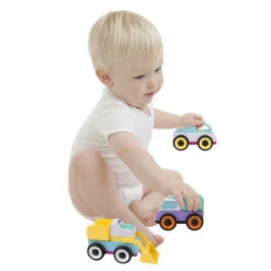 Playgro Build And Drive Mix N Match 3 Stuks Voertuigen P4088176 -Kleintje Wereld 4088176 build and drive mix n match vehicles t2