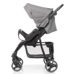 4Baby Rapid XXIII Grey Melange Wandelwagen -Kleintje Wereld 4baby rapid grey melange wandelwagen 3