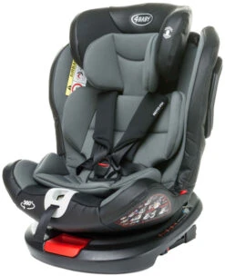 4Baby Roto-Fix Grey 360º 0-36 Kg Isofix Autostoel -Kleintje Wereld 4baby roto fix grey 360 0 36 kg isofix autostoel