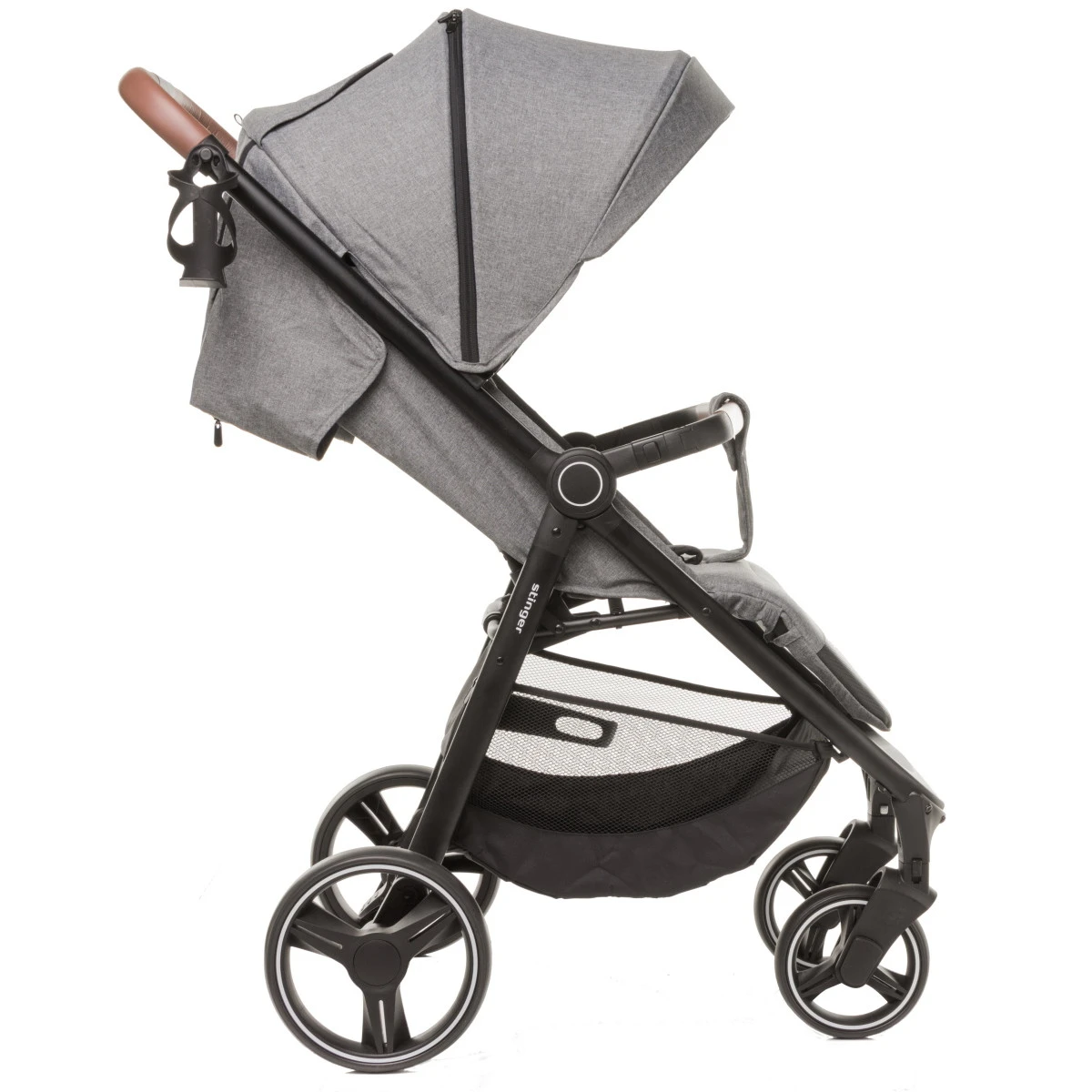 4Baby Stinger XXIII Melange Grey Wandelwagen 6 4Baby Stinger XXIII Melange Grey Wandelwagen - Afbeelding 4