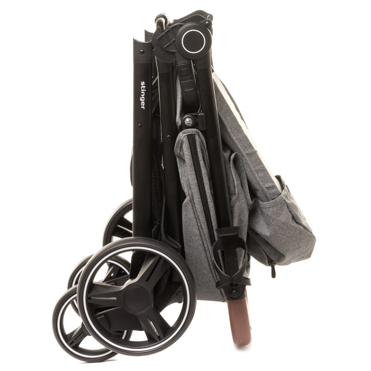 4Baby Stinger XXIII Melange Grey Wandelwagen 17 4Baby Stinger XXIII Melange Grey Wandelwagen - Afbeelding 15