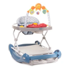 4Baby Swing'n Push Blue 3- In-1 Loopstoel Met Schommelfunctie -Kleintje Wereld 4baby swing n push blue 3 in 1 loopstoel met schommelfunctie 3