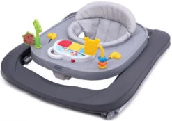 4Baby Walk 'n Push Dark Grey Loopstoel 7022 -Kleintje Wereld 4baby walk n push dark grey loopstoel 7022 2