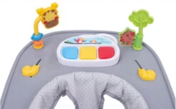 4Baby Walk 'n Push Dark Grey Loopstoel 7022 -Kleintje Wereld 4baby walk n push dark grey loopstoel 7022 3