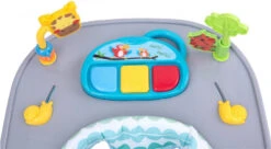 4Baby Walk 'n Push Turquoise Loopstoel 7046 -Kleintje Wereld 4baby walk n push turquoise loopstoel 7046 3