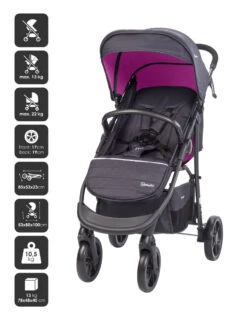 Babygo Style Rosa 3-in-1 Kinderwagen Incl. Autostoel 6324 22 Babygo Style Rosa 3-in-1 Kinderwagen Incl. Autostoel 6324 -Kleintje Wereld 6324 style3in1 rosa 4 babygo