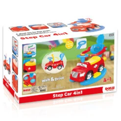 Dolu Step Car 4-in-1 Loopauto 8035 -Kleintje Wereld 8035 3d