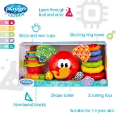 Playgro Clever Me Stack, Nest & Sort Giftset P4088282 -Kleintje Wereld 9kvs9tcq