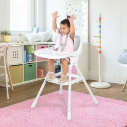 Babygo Simple White Kinderstoel 5105 -Kleintje Wereld Babygo Simple White Kinderstoel 5105.3