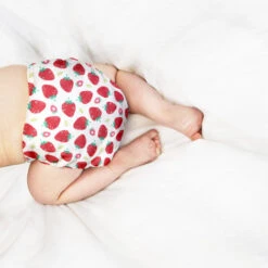 Bambino Mio MioSolo Strawberry Cream Wasbare Luier BM-5SO-SCR -Kleintje Wereld Bambino Mio MioSolo Strawberry Cream Wasbare Luier BM 5SO SCR 4