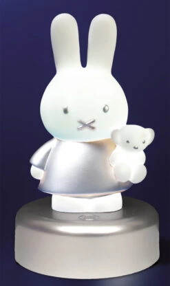 Bambolino Toys Nijntje 3D Zilver Nachtlampje 33197 -Kleintje Wereld Bambolino Toys Nijntje 3D Zilver Nachtlampje 33197 1