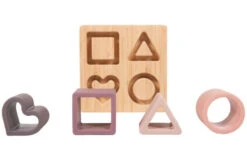 Bo Jungle B-Bamboo Shapes Hearts Vormenpuzzel B931000 -Kleintje Wereld Bo Jungle B Bamboo Shapes Hearts Vormenpuzzel B931000.2