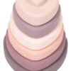 Bo Jungle B-Silicone Stacking Hearts Stapeltoren B930000 -Kleintje Wereld Bo Jungle B Silicone Stacking Hearts Stapeltoren B930000.1