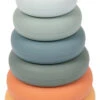 Bo Jungle B-Silicone Stacking Rounds Stapeltoren B930010 -Kleintje Wereld Bo Jungle B Silicone Stacking Rounds Stapeltoren B930010.1