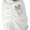 Bo Jungle Baby Wrap White Small Wikkeldeken B170400 -Kleintje Wereld Bo Jungle Baby Wrap White Small Wikkeldeken B170400
