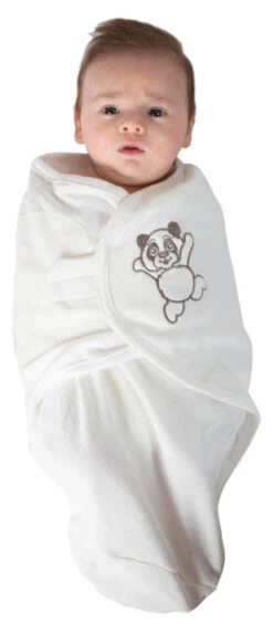 Bo Jungle Baby Wrap White Small Wikkeldeken B170400