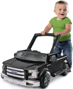 Bright Starts Ford F-150 Agate Zwart 3-in-1 Loopstoel En Loopwagen K12861 -Kleintje Wereld Bright Starts Ford 3