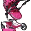 Cangaroo Bella Poppen Kinderwagen 8085 -Kleintje Wereld Cangaroo Bella Poppen Kinderwagen 8085 1