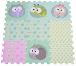 Cangaroo Insectenwereld 9 Stuks Schuimrubberen Puzzelmat 3082