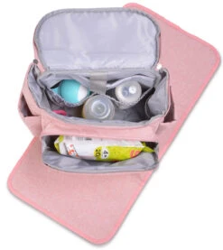 Cangaroo Megan Pink Rugzak Luiertas 6974 -Kleintje Wereld Cangaroo Megan Pink Rugzak Luiertas 6974 4