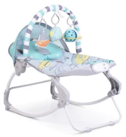 Cangaroo Space Tour Grey/Blue Wipstoel 8451 -Kleintje Wereld Cangaroo Space Tour Grey Blue Wipstoel 8451