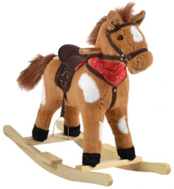 Cangaroo Thunder Khaki Hobbelpaard Met Voetensteun WJ-001