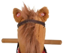 Cangaroo Thunder Khaki Hobbelpaard Met Voetensteun WJ-001 -Kleintje Wereld Cangaroo Thunder Khaki Hobbelpaard met Voetensteun WJ 001 4