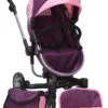 Cangaroo Violette Poppen Kinderwagen 6807 -Kleintje Wereld Cangaroo Violette Poppen Kinderwagen 6807 1