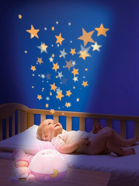 Chicco Goedenacht Sterren Pink Babyprojector C02427.10 5 Chicco Goedenacht Sterren Pink Babyprojector C02427.10 - Afbeelding 3
