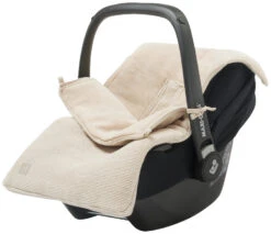Jollein Basic Knit Nougat 3/5 Punts 0-9 Maanden Autostoel Voetenzak 025-811-65360