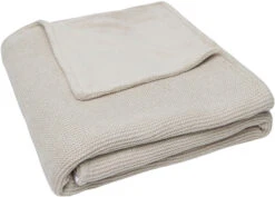 Jollein Basic Knit Nougat / Fleece 100 X 150 Cm Ledikantdeken 517-522-65360