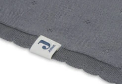 Jollein Pointelle Storm Grey 75 X 100 Cm Wiegdeken 516-511-66064 -Kleintje Wereld Jollein Pointelle Storm Grey 75 x 100 cm Wiegdeken 516 511 66064 4 shop