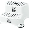 Keeeper Panda Wit 2 Treden Opstapje 10031 -Kleintje Wereld Keeeper Panda Wit 2 Treden Opstapje 10031