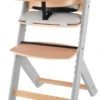 Kinderkraft Enock Grijs/Naturel Houten Kinderstoel Met Zitverkleiner KHENOC0PGRY0000 -Kleintje Wereld Kinderkraft Enock Grey Kinderstoel met Zitverkleiner KHENOC0PGRY0000 1