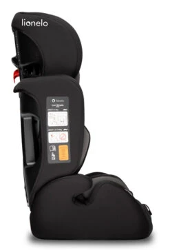 Lionelo Levi Simple Black 9-36 Kg Autostoel LO-LEVI SIMPLE BLACK -Kleintje Wereld Lionelo Levi Simple Black 9 36 kg Autostoel LO LEVI SIMPLE BLACK 3