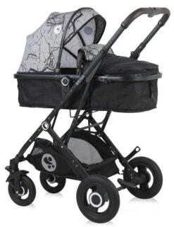 Lorelli Sena Grey Marble 3-in-1 Combi Kinderwagen Incl. Autostoel 1002161-2113 -Kleintje Wereld Lorelli Sena Grey Marble 3 in 1 Combi Kinderwagen incl. Autostoel 1002161 2113 3