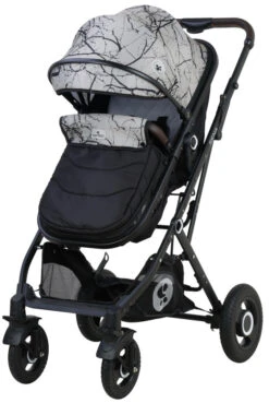 Lorelli Sena Grey Marble 3-in-1 Combi Kinderwagen Incl. Autostoel 1002161-2113 -Kleintje Wereld Lorelli Sena Grey Marble 3 in 1 Combi Kinderwagen incl. Autostoel 1002161 2113 4