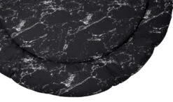 MamaLoes Marmer Zwart 90 Cm Rond Boxkleed ML020207 -Kleintje Wereld MamaLoes Marmer Zwart 90 cm Rond Boxkleed ML020207 02