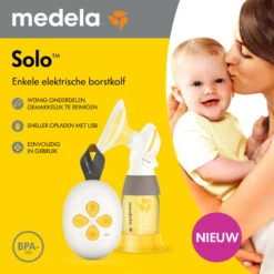 Medela Solo Enkele Elektrische Borstkolf 101041610 -Kleintje Wereld Medela Solo Enkele Elektrische Borstkolf 101041610 5