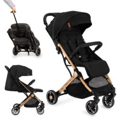 Momi Estelle Black Wandelwagen WOSP00003 -Kleintje Wereld Momi Estelle Black Wandelwagen WOSP00003 3