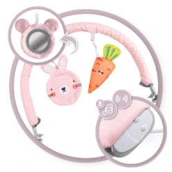 Momi Glossy Bunny Bouncer Wipstoel BULE00004 -Kleintje Wereld Momi Glossy Bunny Wipstoel BULE00004 4