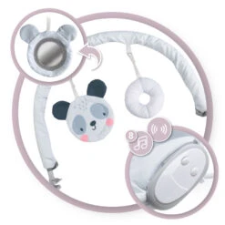 Momi Glossy Panda Bouncer Wipstoel BULE00003 -Kleintje Wereld Momi Glossy Panda Wipstoel BULE00003 5