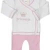 Petit Villain Prinsesje Wit/Roze Maat 56 2-delige Set