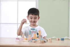 PolarB 60 Stuks Houten Blokken 44010 -Kleintje Wereld PolarB 60 Stuks Houten Blokken 44010 3