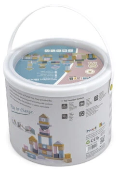 PolarB 60 Stuks Houten Blokken 44010 -Kleintje Wereld PolarB 60 Stuks Houten Blokken 44010 4